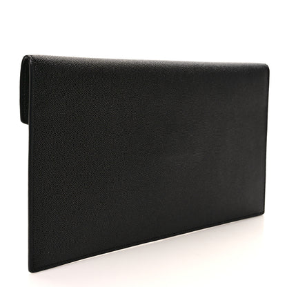 Saint Laurent Grain De Poudre Uptown Pouch Black 3 of 7