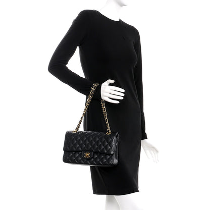 Chanel Caviar Quilted Medium Double Flap Black 3 of 11