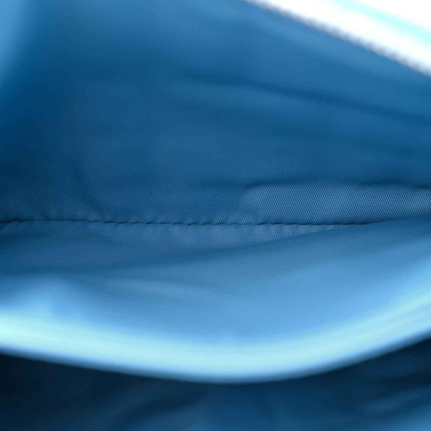 Lambskin Quilted Lola Double Pouch Crossbody Bright Sky Blue