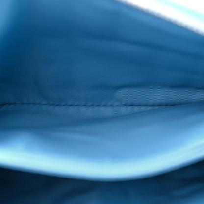 Burberry Lambskin Quilted Lola Double Pouch Crossbody Bright Sky Blue 5 of 12