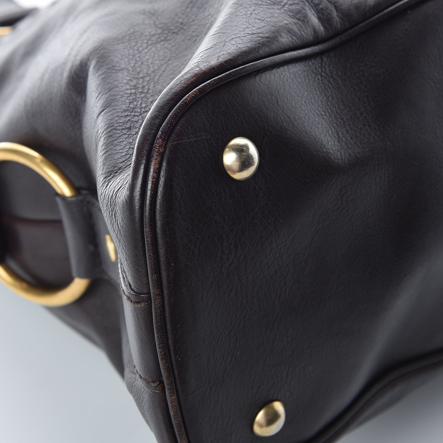 Saint Laurent Calfskin Large Muse Dark Brown 13 of 19