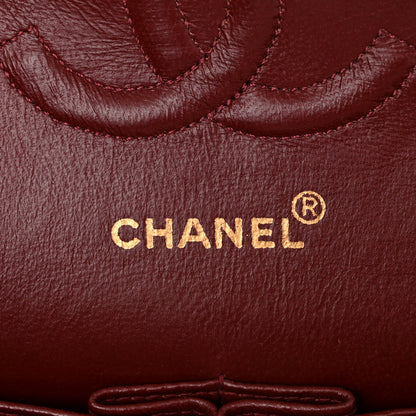Chanel Lambskin Quilted Medium Double Flap Black 6 of 10