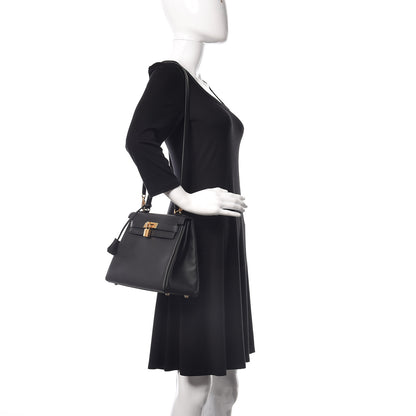 Hermes Togo Kelly Retourne 28 Black 3 of 42