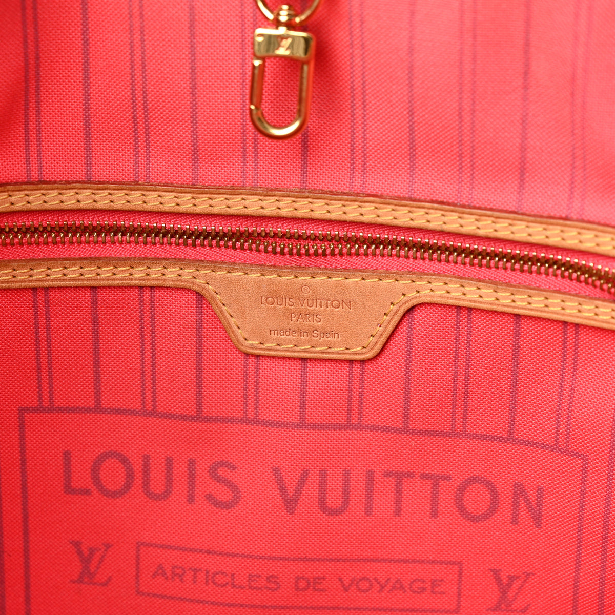 Monogram V Neverfull MM Grenade