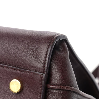 Saint Laurent Calfskin Small Sac De Jour Amarena 11 of 22