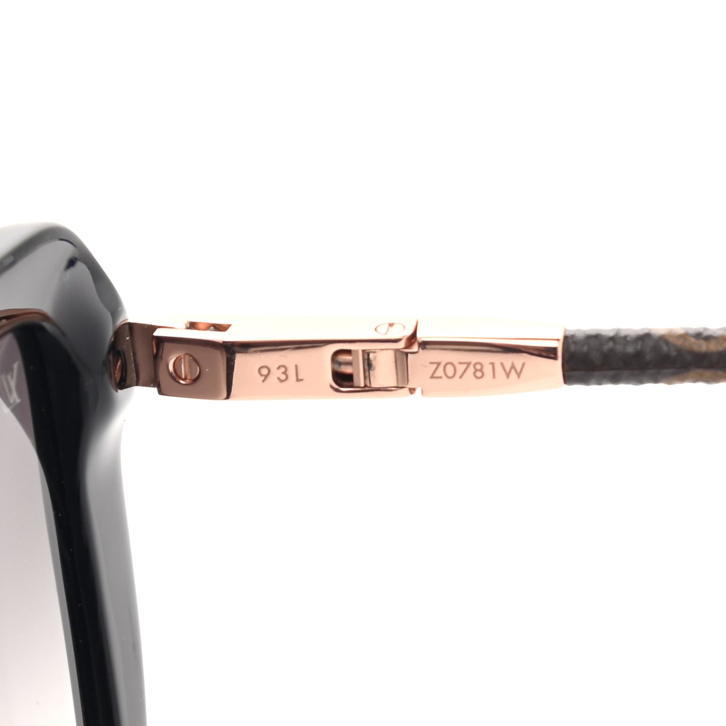 Monogram Acetate Charlotte Sunglasses Z0781W Black