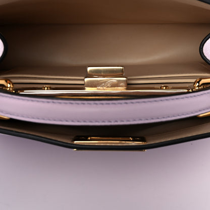 Fendi Vitello Seta Shiny Nappa Dancing Girls Inlay Small Peekaboo I SEE U Satchel Anemone Multicolor 4 of 8