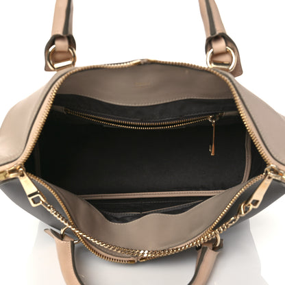 Chloe Smooth Calfskin Medium Baylee Tote Street Grey Rope Beige 5 of 9