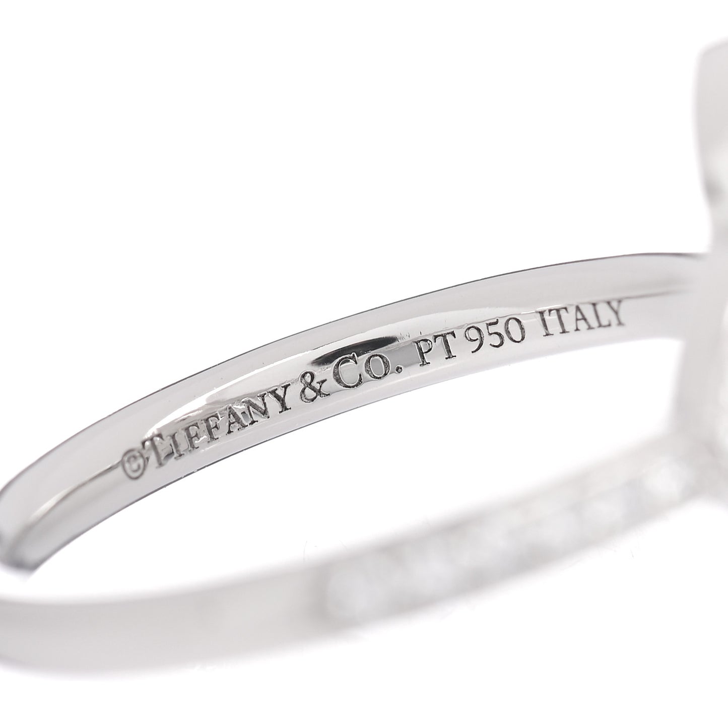 Platinum Diamond Fleur de Lis Ring 51 5.75