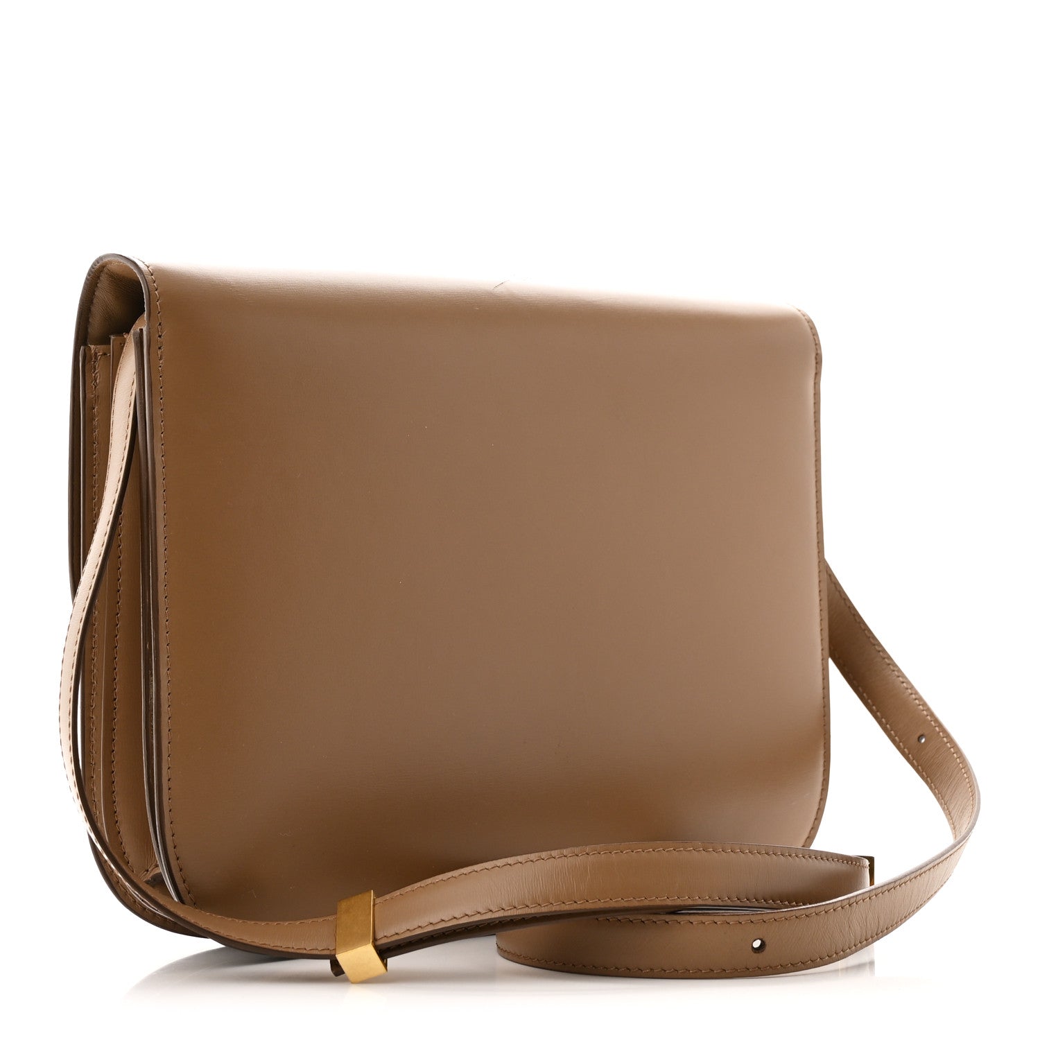 Celine Box Calfskin Medium Classic Box Flap Bag Light Camel 3 of 14