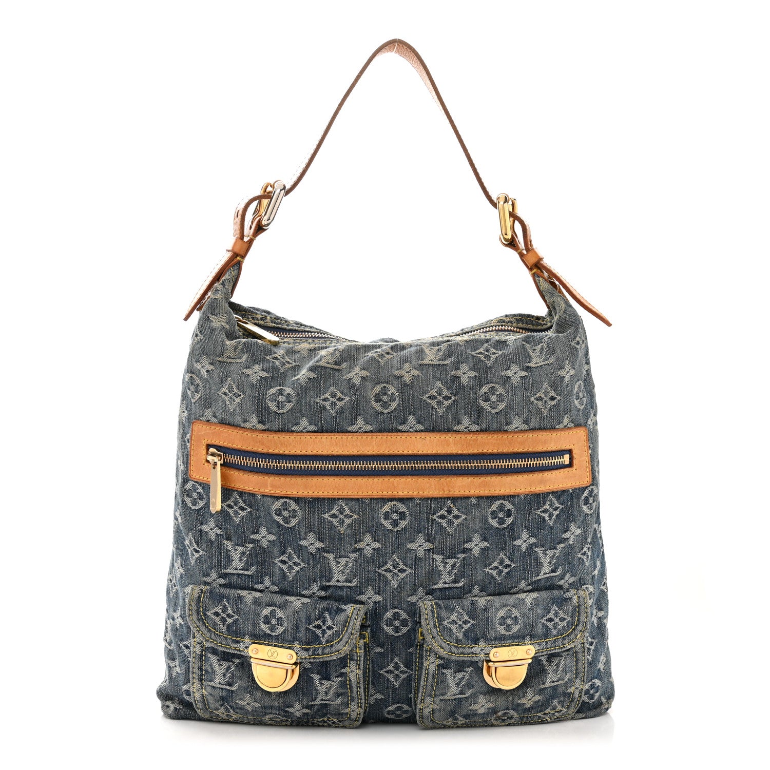 Louis Vuitton Denim Baggy GM Blue 1 of 14