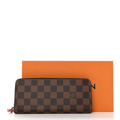 Louis Vuitton Damier Ebene Clemence Wallet Cherry 7 of 7