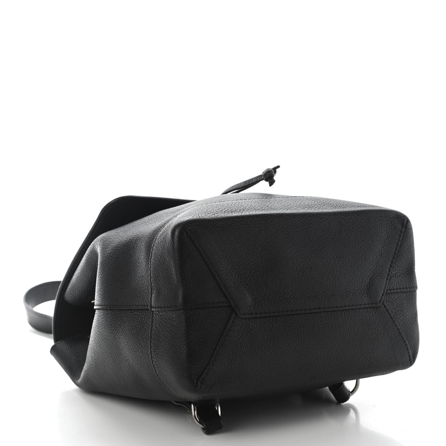 Calfskin Lockme Backpack Black