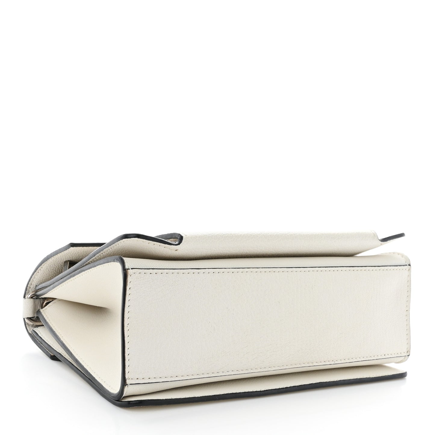 Goatskin Small GV3 Shoulder Bag White