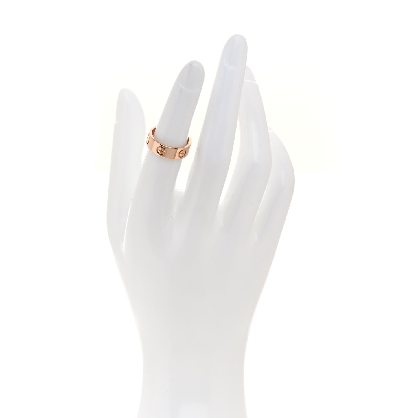 18K Pink Gold 5.5mm LOVE Ring 49 4.75