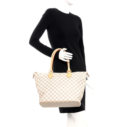Louis Vuitton Damier Azur Saleya MM 2 of 10