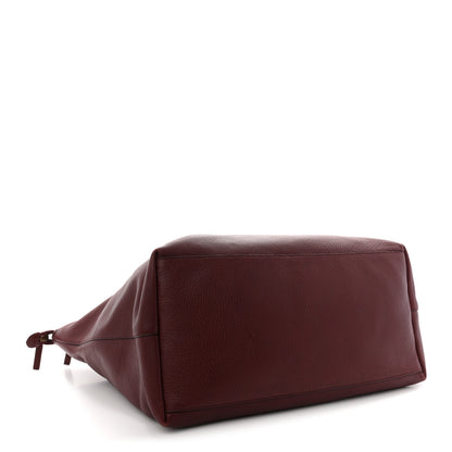 Gucci Grained Calfskin Duffle Bag Burgundy 7 of 27