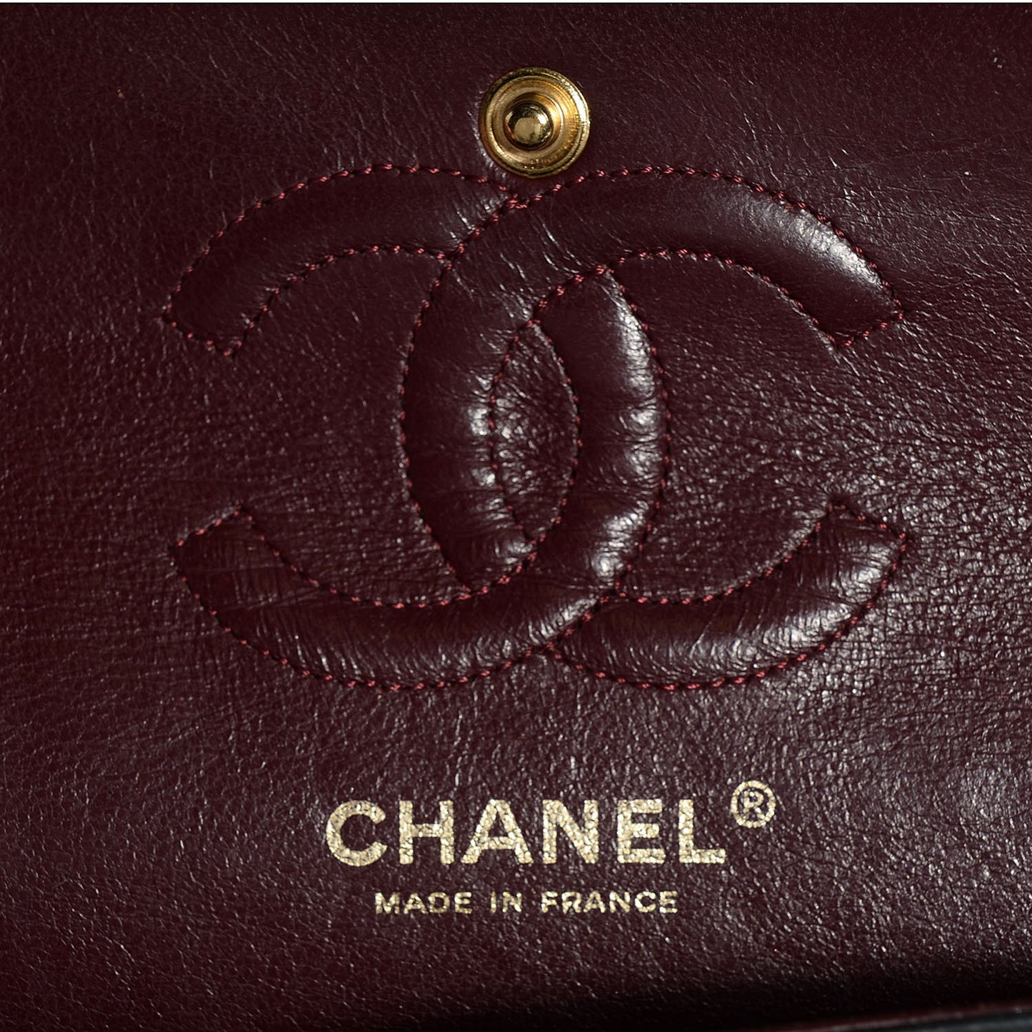 Lambskin Quilted Small Double Flap Black