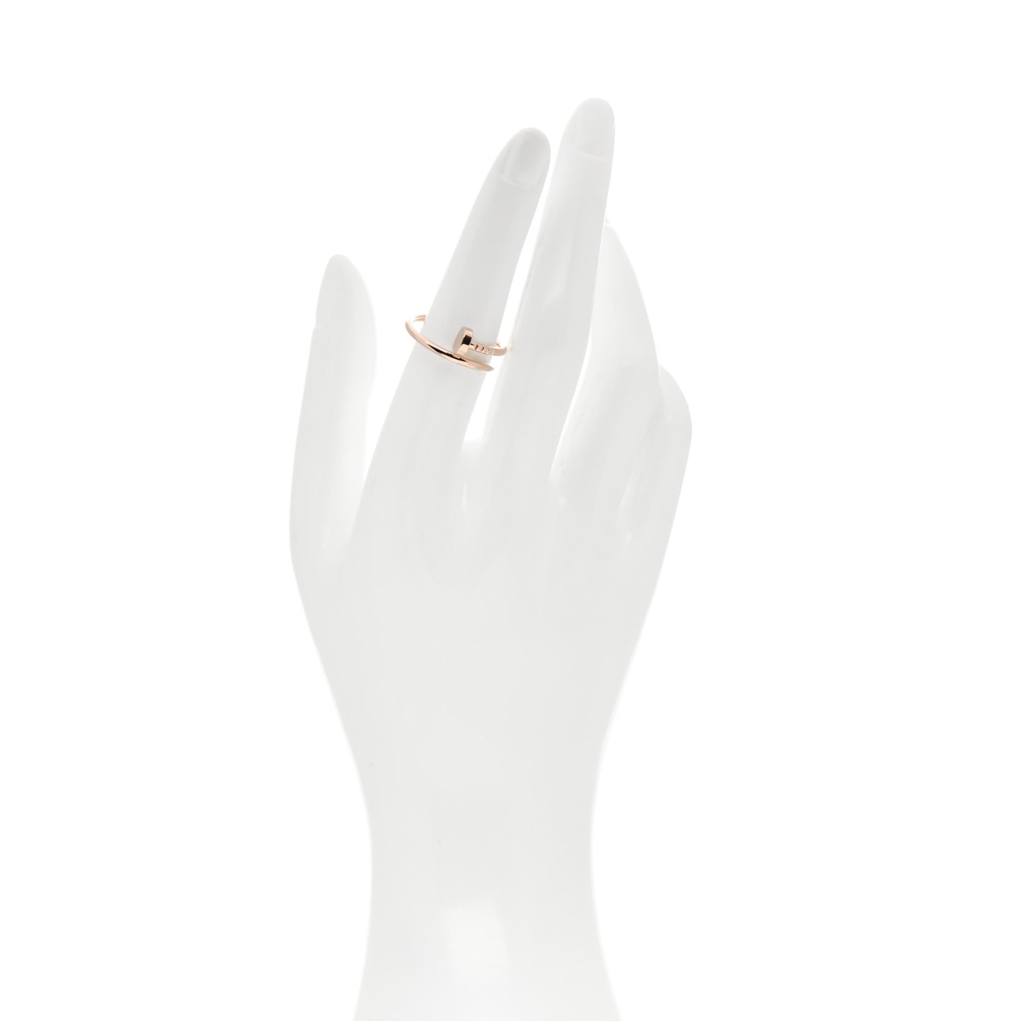 18K Pink Gold Small Juste Un Clou Ring 54 6.75