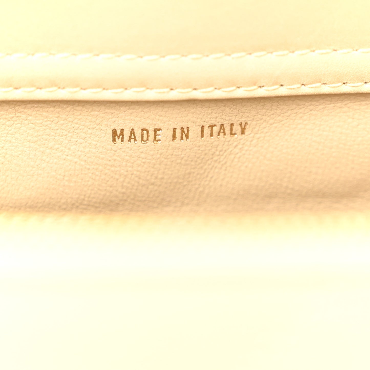 Lambskin Quilted CC Shoulder Bag Beige