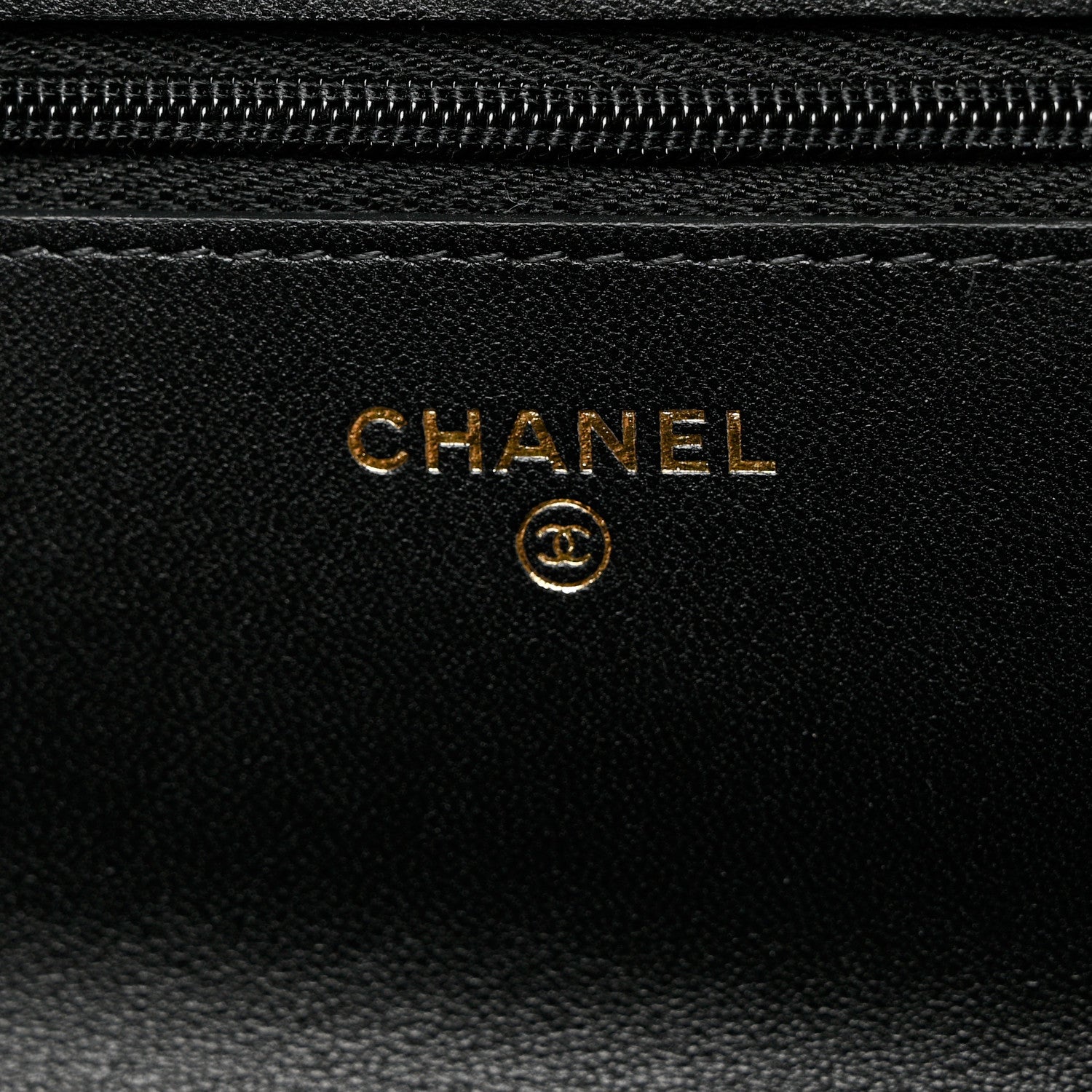Chanel Lambskin Quilted Wallet On Chain WOC Black 6 of 13