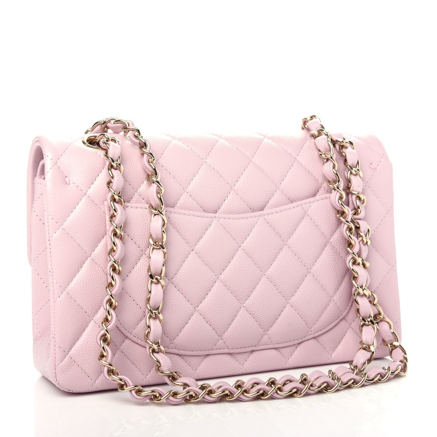 Chanel Caviar Quilted Small Double Flap Light Pink 3 of 10