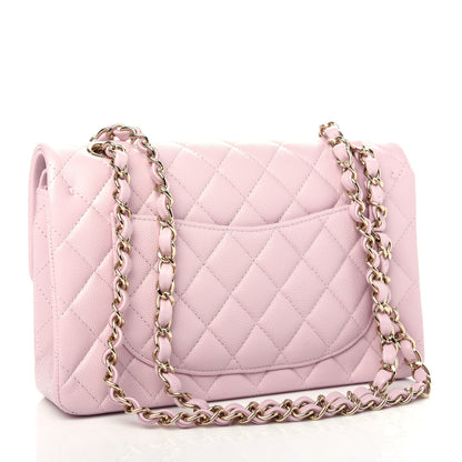 Chanel Caviar Quilted Small Double Flap Light Pink 3 of 10