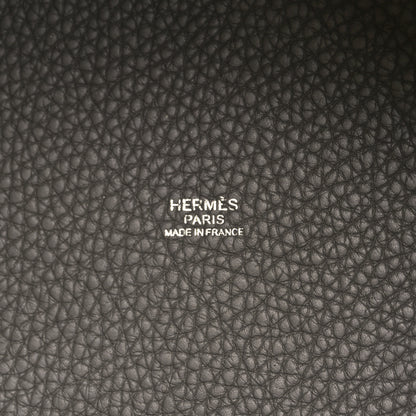 Hermes Taurillon Clemence Picotin Lock 22 MM Etain 6 of 10