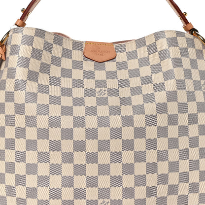 Louis Vuitton Damier Azur Graceful MM Rose Ballerine 7 of 10