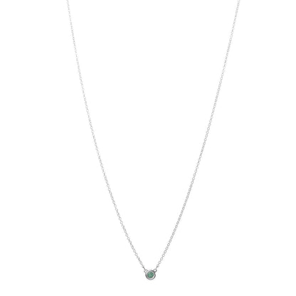 Tiffany Sterling Silver Tsavorite Color By The Yard Necklace 1 of 6