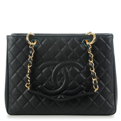 Chanel Caviar Grand Shopping Tote GST Black 1 of 7
