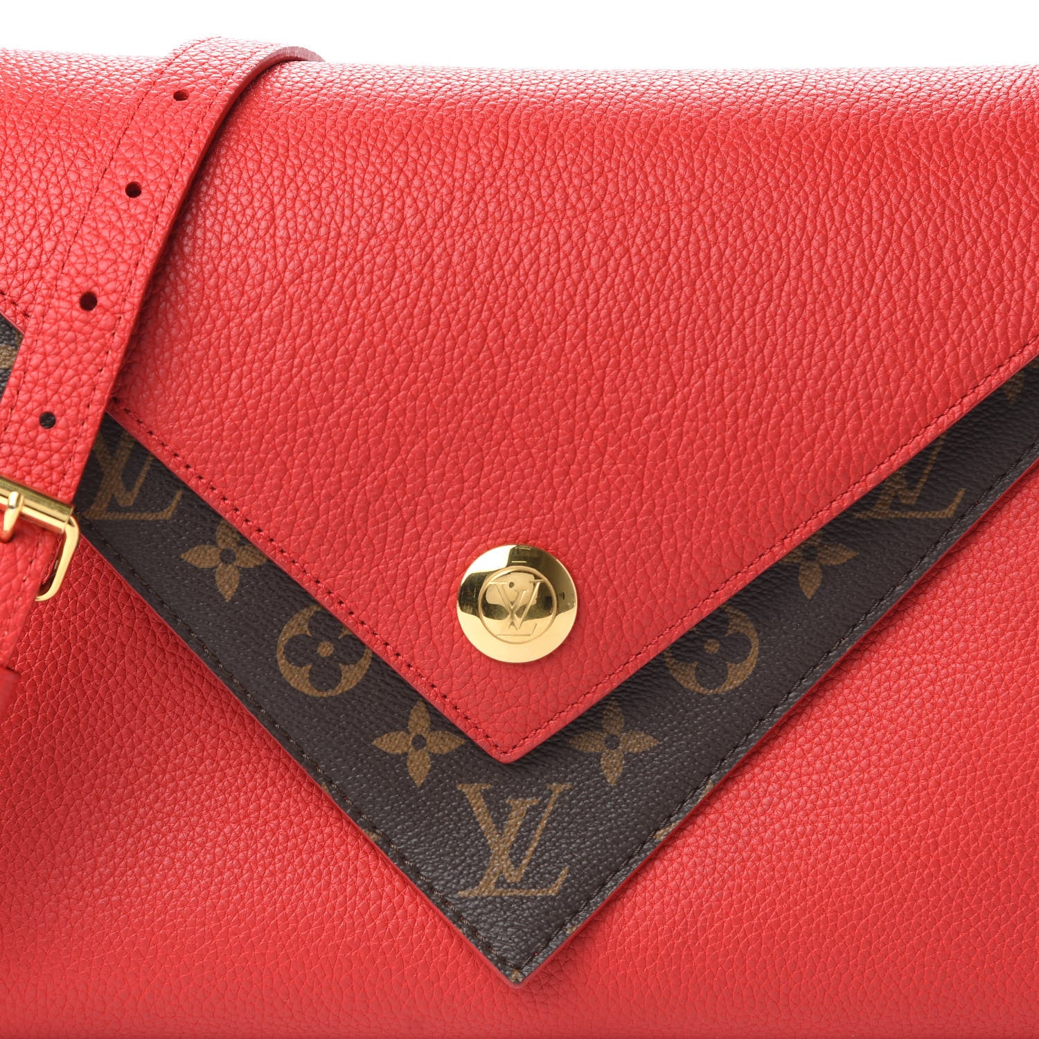 Louis Vuitton Grained Calfskin Monogram Double V Rubis 9 of 9