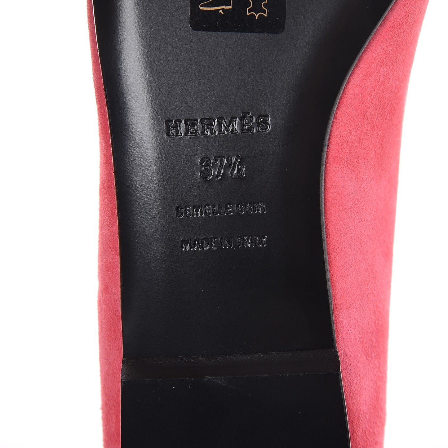 Velvet Goatskin Patent Epsom Nice Ballerina Flats 37.5 Fuchsia Black