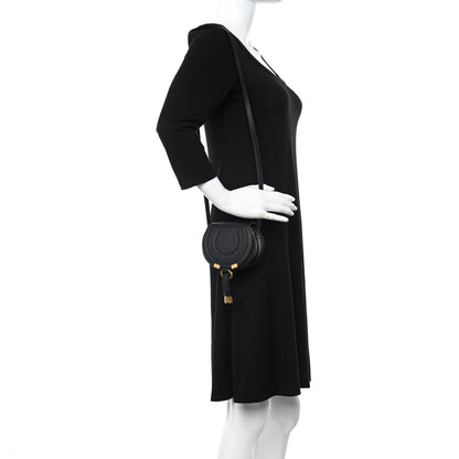 Chloe Calfskin Nano Marcie Saddle Bag Black 2 of 11