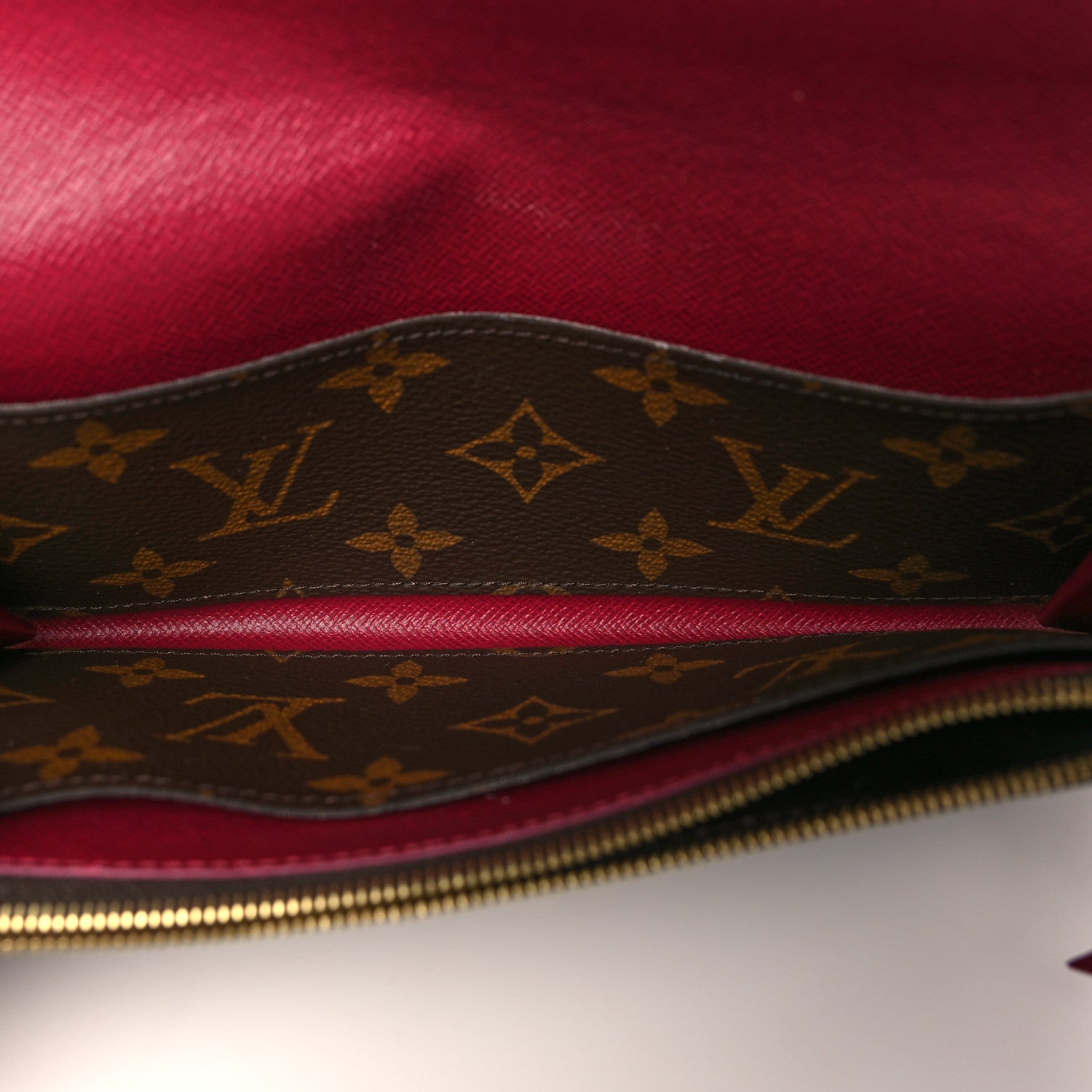 Louis Vuitton Monogram Emilie Wallet Fuchsia 5 of 9