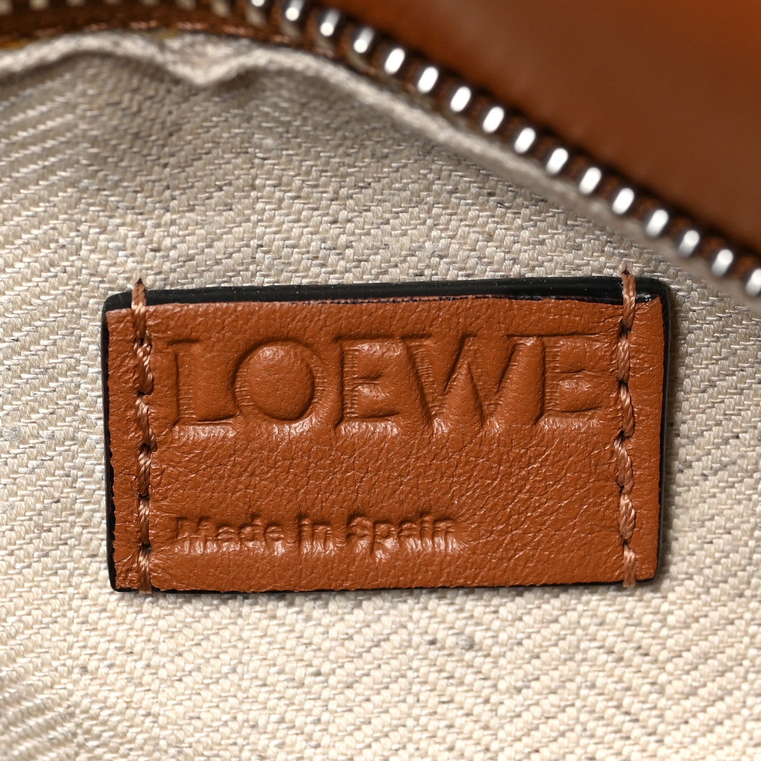 Loewe Calfskin Large Puzzle Bag Tan 6 of 9