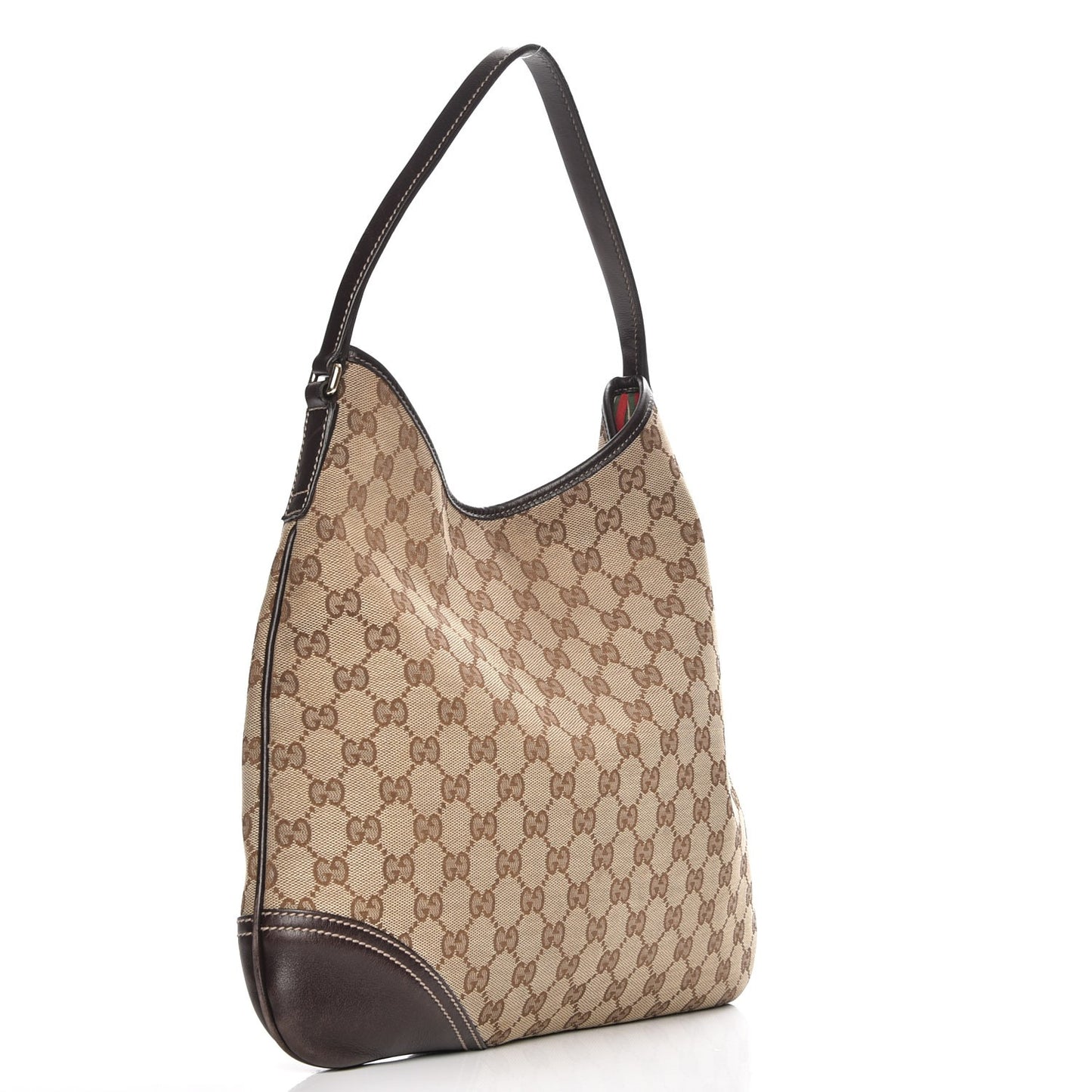 Monogram Medium New Britt Hobo Dark Brown