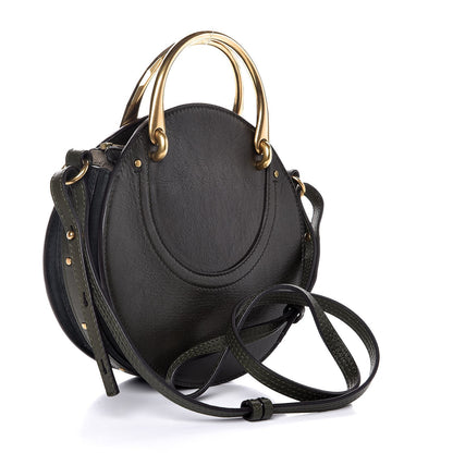 Chloe Calfskin Suede Small Pixie Bag Intense Green 3 of 5