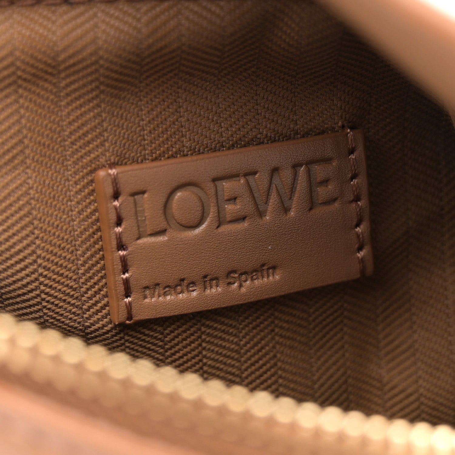 Loewe Satin Calfskin Small Puzzle Bag Oak 6 of 12