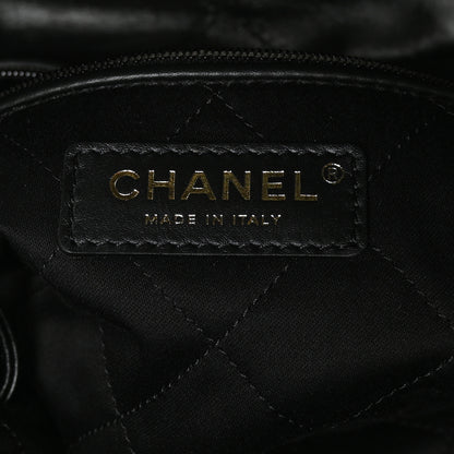 Chanel Shiny Calfskin Quilted Large Chanel 22 Black 8 of 11