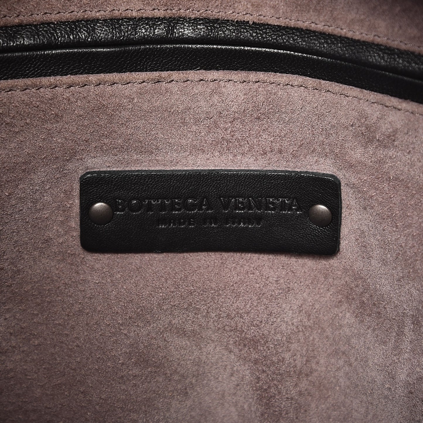 Nappa Intrecciato Large Hobo Nero Black