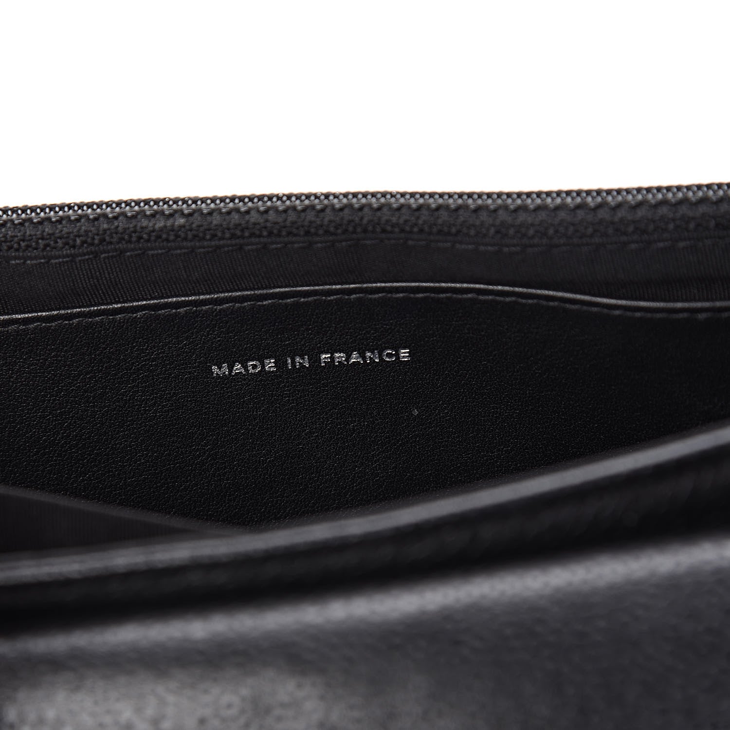 Chanel Caviar Half Moon Wallet On Chain WOC Black 7 of 12