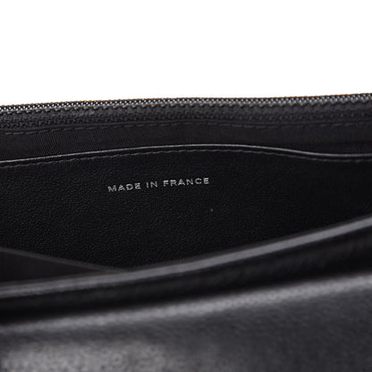 Chanel Caviar Half Moon Wallet On Chain WOC Black 7 of 12