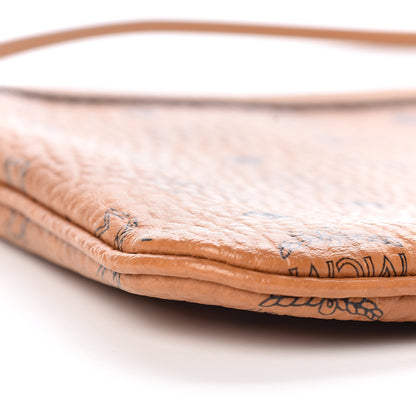 MCM Visetos Medium Stark Wristlet Pouch Cognac 5 of 8