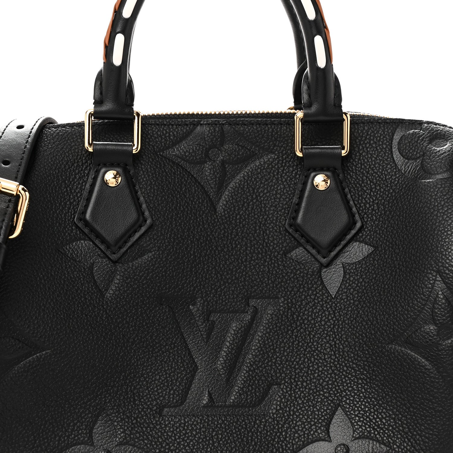 Louis Vuitton Empreinte Monogram Giant Wild At Heart Speedy Bandouliere 25 Black 7 of 10