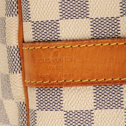 Louis Vuitton Damier Azur Keepall Bandouliere 55 6 of 12