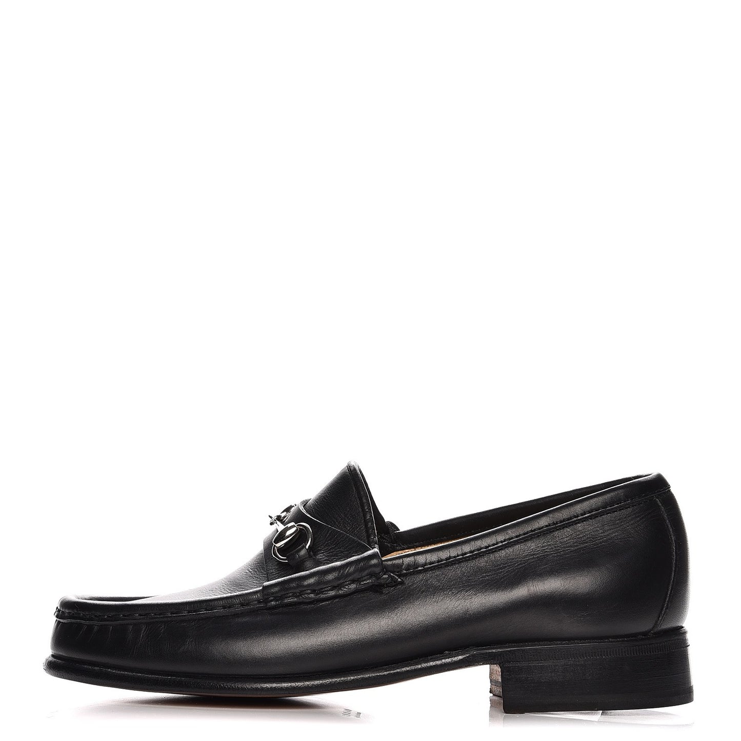 Calfskin Horsebit Loafers 35 Black