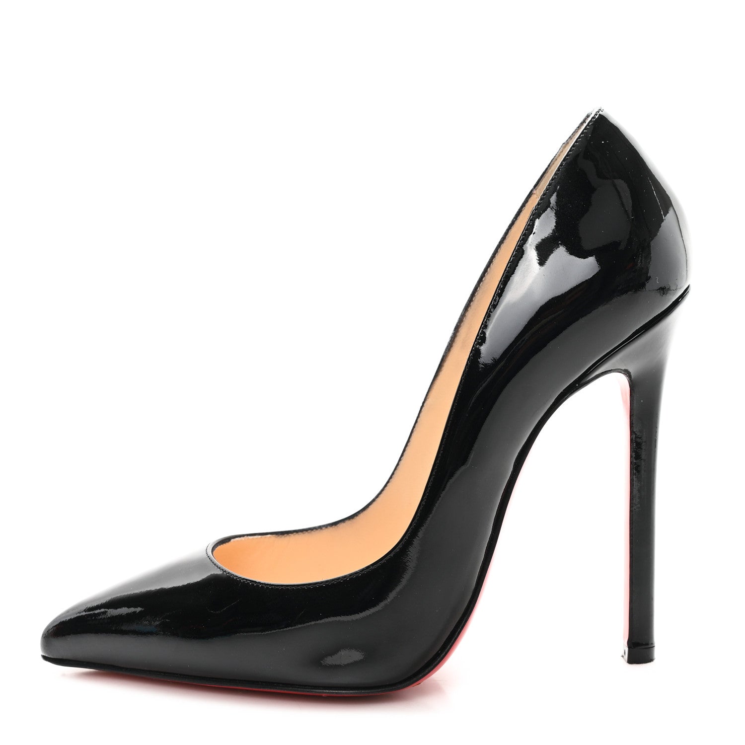 Christian Louboutin Patent Pigalle 120 Pumps 36 Black 1 of 9