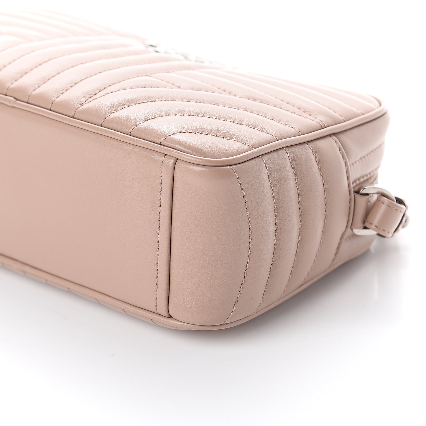 Soft Calfskin Diagramme Crossbody Bag Cipria