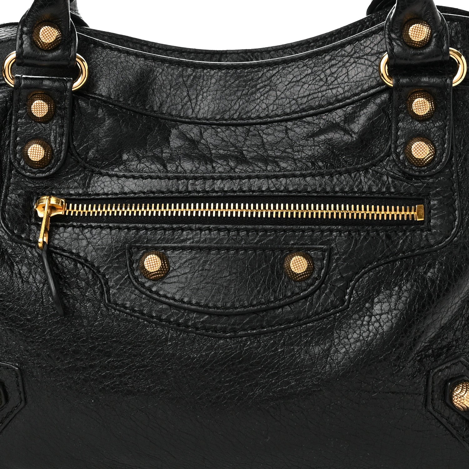 Balenciaga Agneau Giant 12 Gold Hardware Town Black 8 of 10